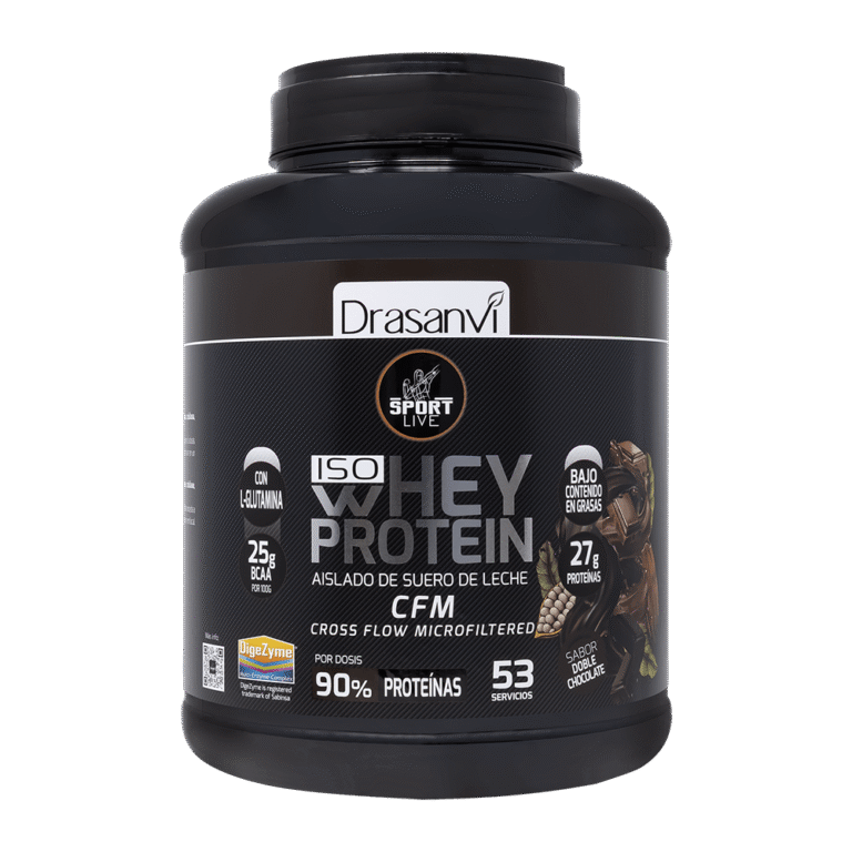 Whey Protein Aislado Doble Chocolate 1,6 Kg Sport Live Drasanvi
