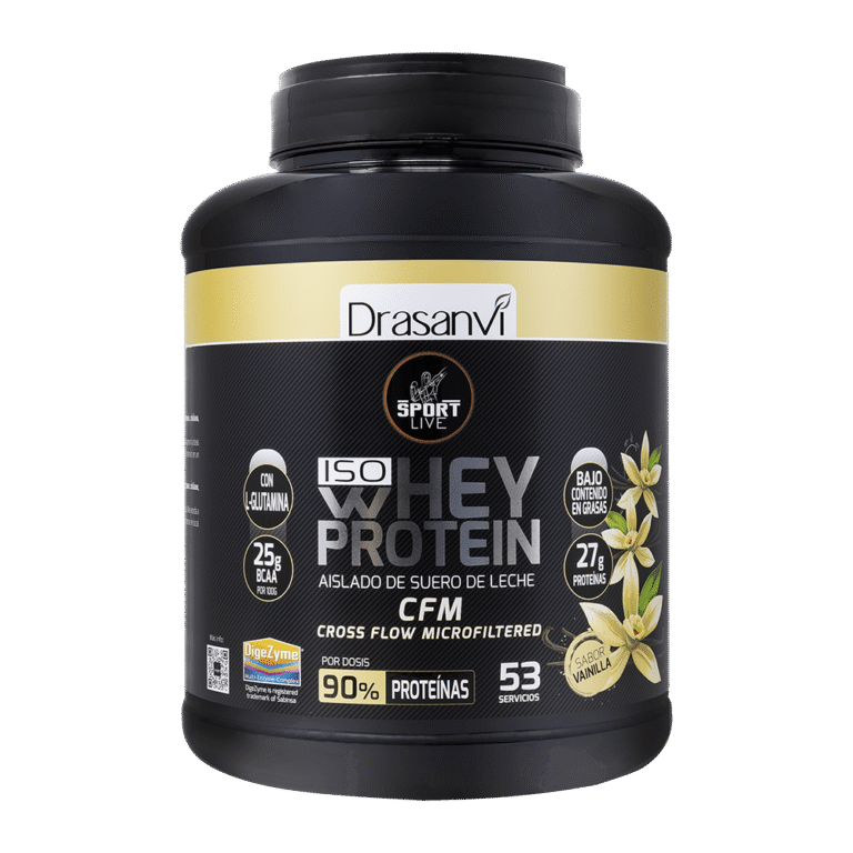 Whey Protein Aislado Vainilla 1,6 Kg Sport Live Drasanvi