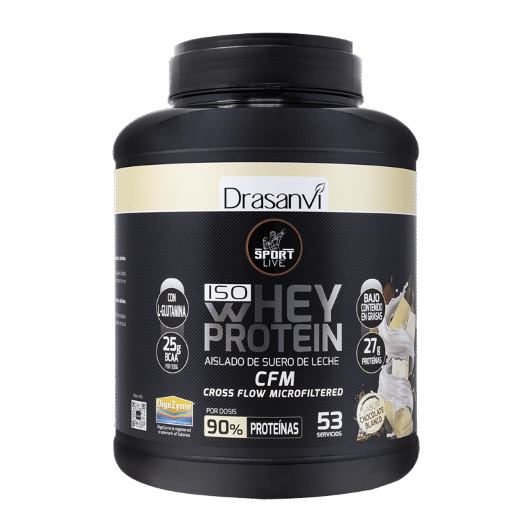 Whey Protein Aislado Chocolate Blanco 1,6 Kg Sport Live