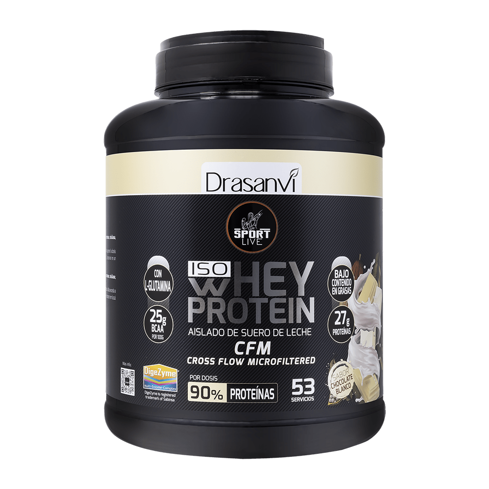Whey Protein Aislado Chocolate Blanco 1,6 Kg Sport Live