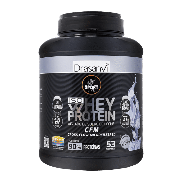 Whey Protein Aislado Sabor Neutro 1,6 kg Sport Live