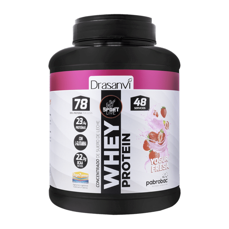Whey Protein Concentrada Yogur-Fresa de 1,45 kg Sport Live