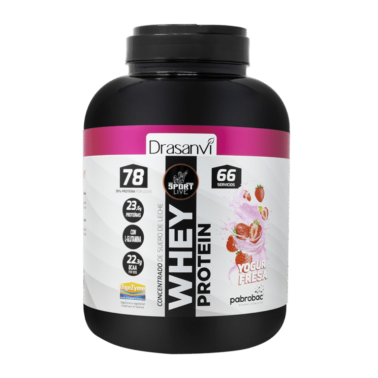 Whey Protein Concentrada Yogur-Fresa de 2 kg Sport Live