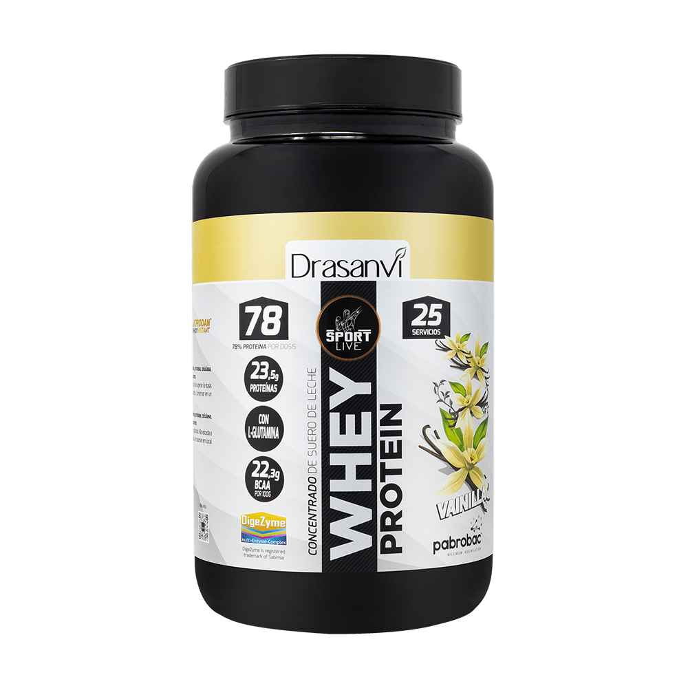 Whey Protein Concentrada Vainilla de 750 g Sport Live