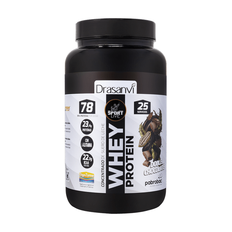 Whey Protein Concentrada Doble Chocolate de 750 g Sport Live