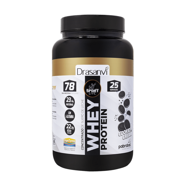 Whey Protein Concentrada Cookies & Cream de 750 g Sport Live