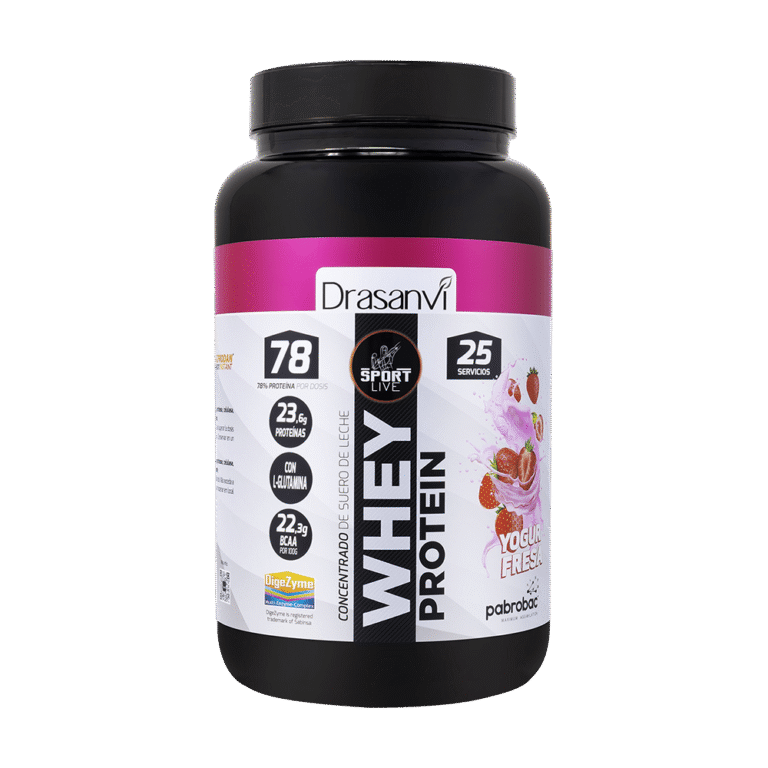 Whey Protein Concentrada Yogur-Fresa de 750 g Sport Live
