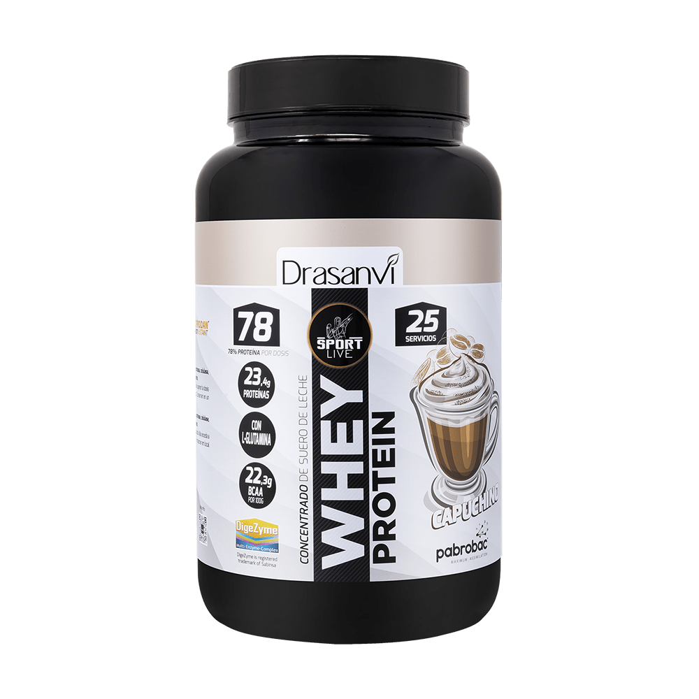Whey Protein Concentrada Capuchino de 750 g Sport Live