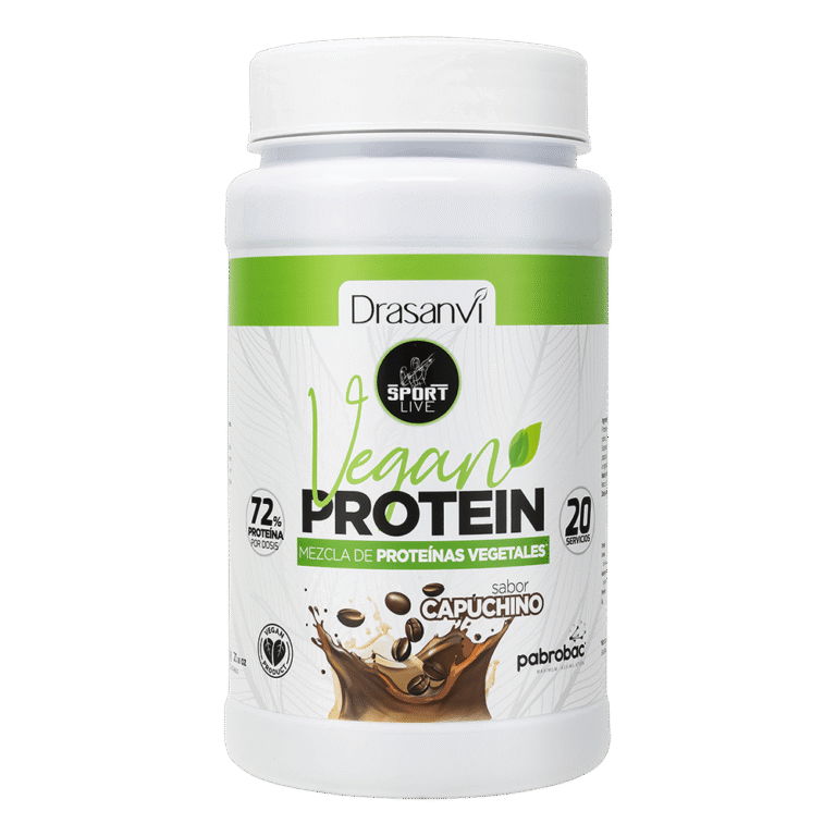 Proteína Vegana Capuchino 600 g Sport Live Drasanvi