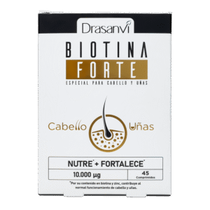 Biotina Forte 10.000 µg 45 Comprimidos Drasanvi