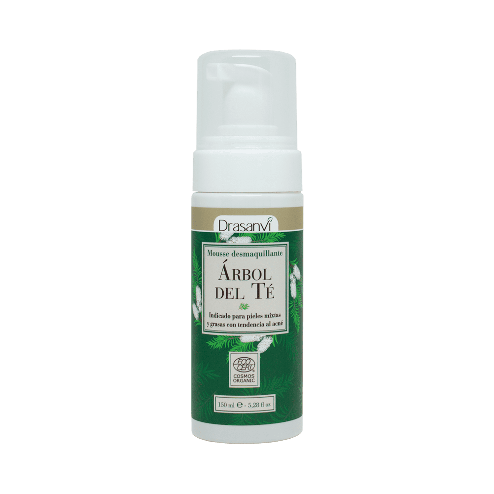 Mousse Desmaquillante Árbol del Té COSMOS ORGANIC 150 ml Drasanvi