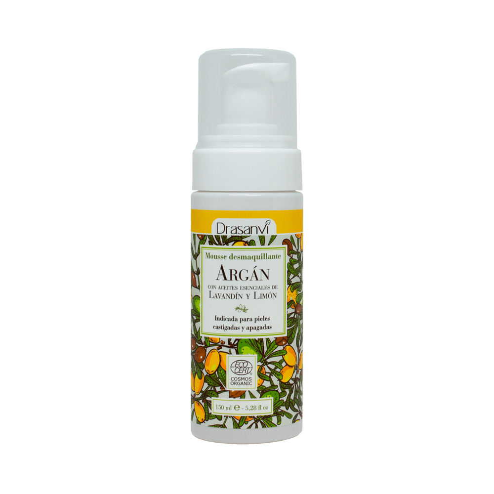 Mousse Desmaquillante Argán COSMOS ORGANIC 150 ml Drasanvi