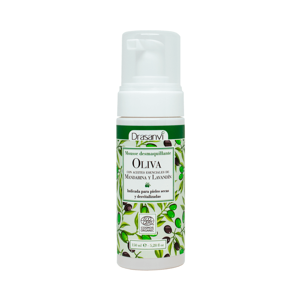 Mousse Desmaquillante Aceite de Oliva COSMOS ORGANIC 150 ml Drasanvi