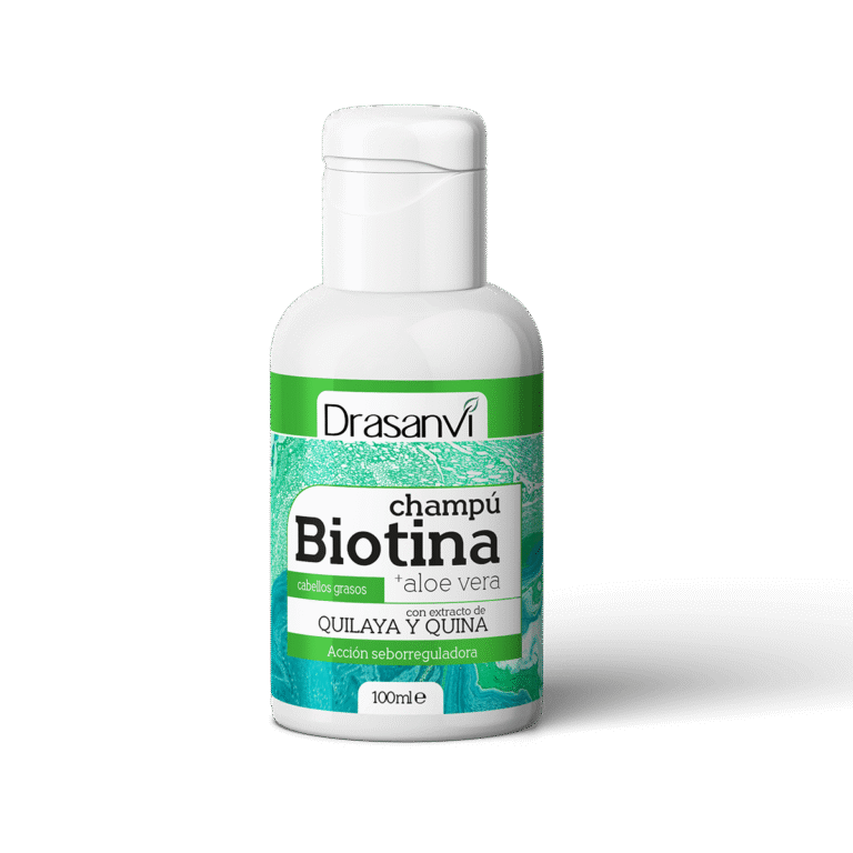 Champú Biotina y Aloe Vera Cabello Graso 100 ml Drasanvi