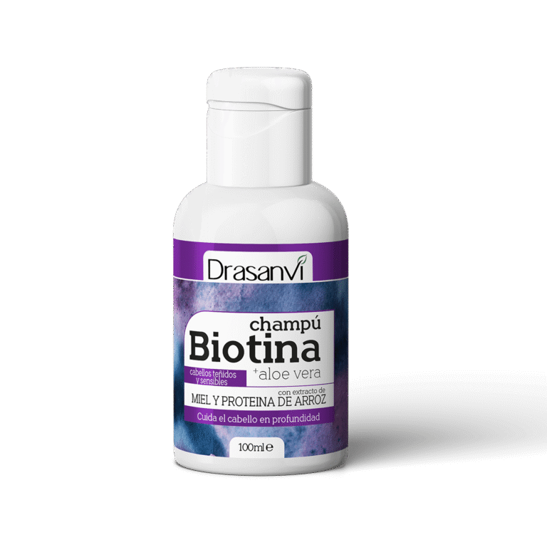 Champú Biotina y Aloe Vera Cabello Teñido y Sensible 100 ml Drasanvi