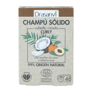 Champú Sólido Cabello Rizado Cosmos Organic Bio 80 g Drasanvi