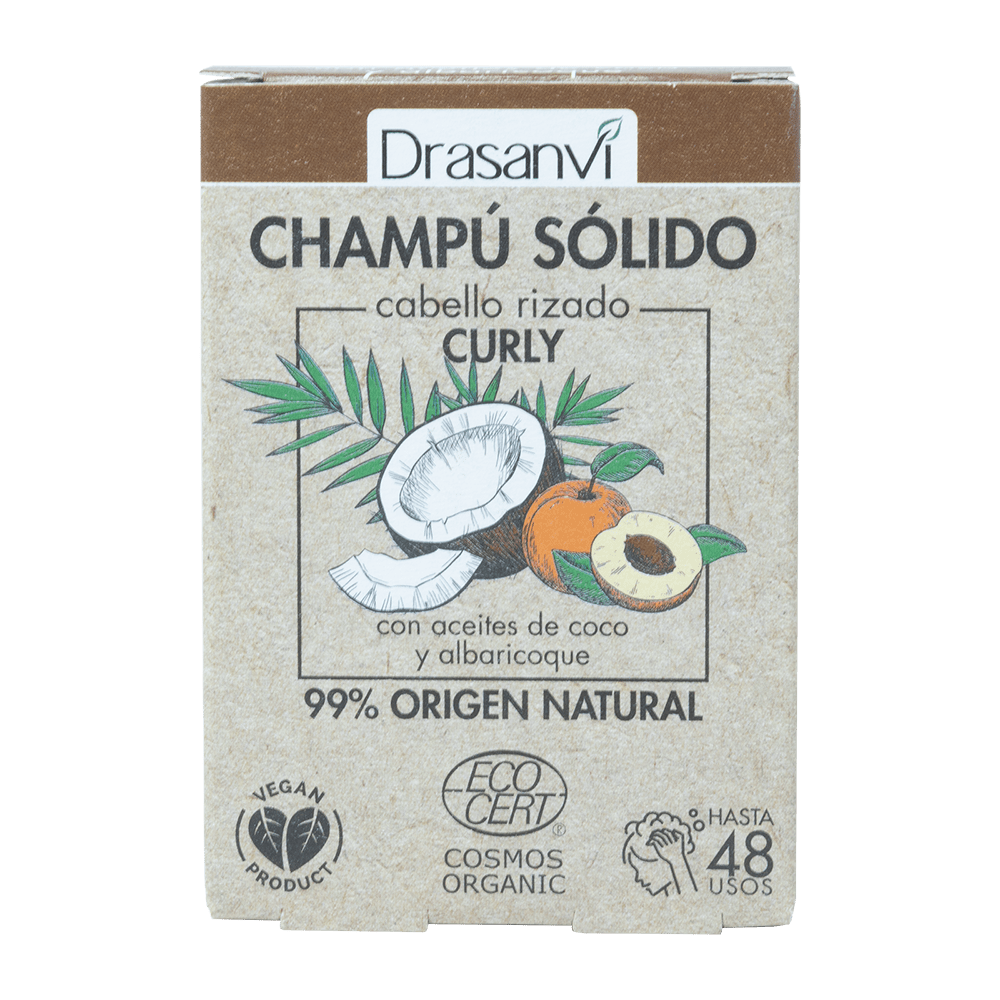 Champú Sólido Cabello Rizado Cosmos Organic Bio 80 g Drasanvi