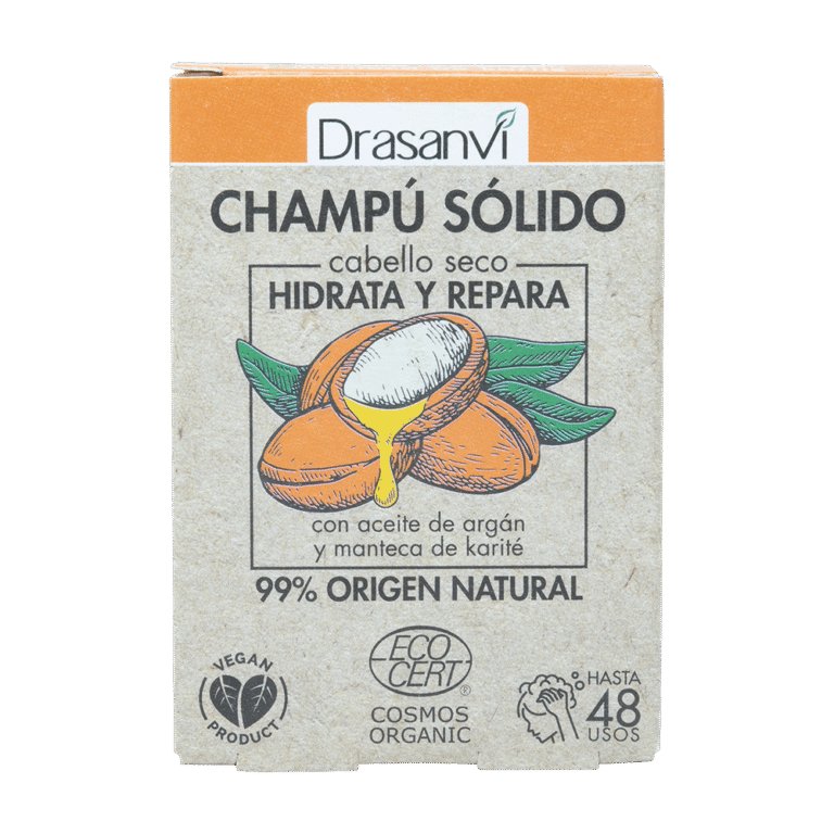 Champú Sólido Cabello Seco Cosmos Organic Bio 80 g Drasanvi