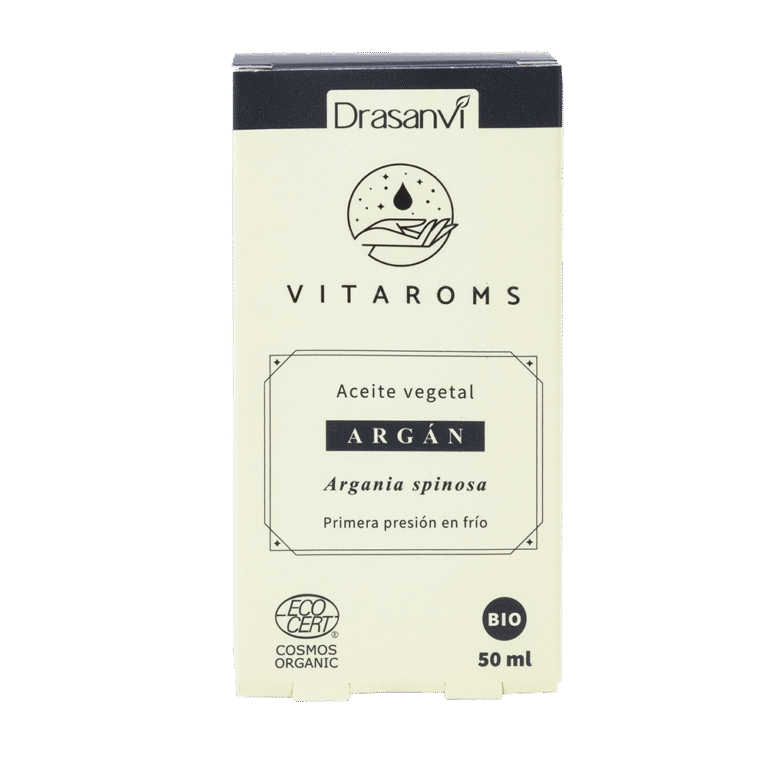 Aceite Vegetal Argán Cosmos Organic Bio 50 ml Vitaroms Drasanvi