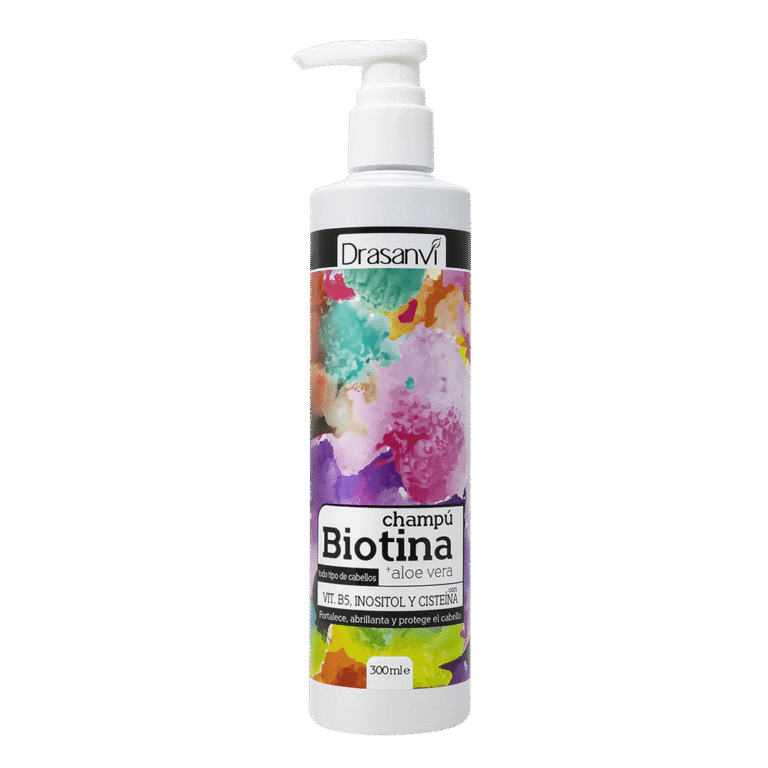 Champú Biotina y Aloe Vera 300 ml Drasanvi