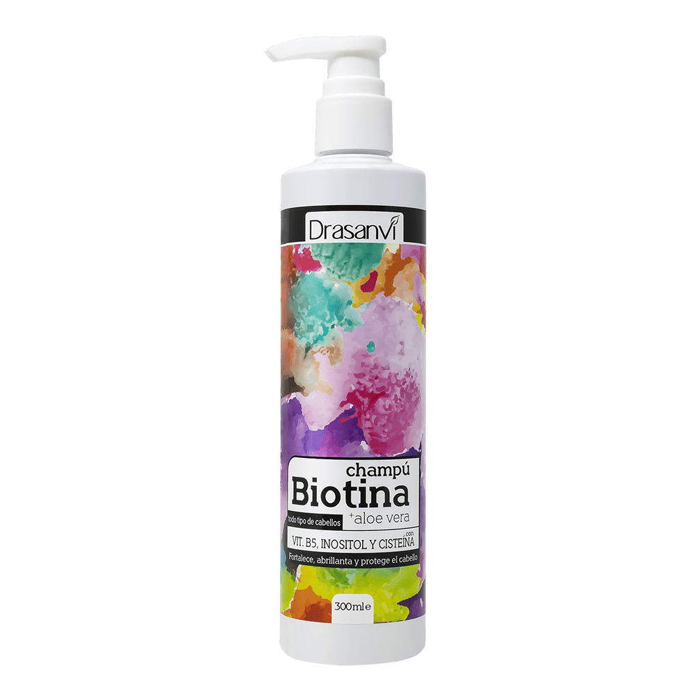 Champú Biotina y Aloe Vera 300 ml Drasanvi