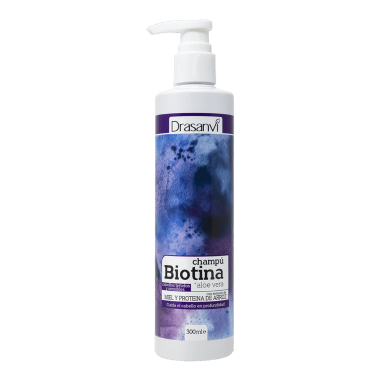 Champú Biotina y Aloe Vera Cabello Teñido y Sensible 300 ml Drasanvi
