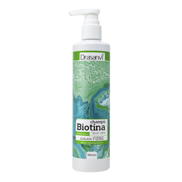 Champú Biotina y Aloe Vera Cabello Graso 300 ml Drasanvi